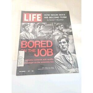 Vintage Life Magazine September 1 1972 Richard Nixon   W/Protective Sleeve